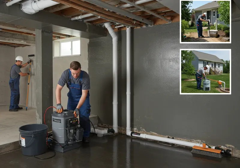 Basement Waterproofing and Flood Prevention process in Schofield Barracks, HI